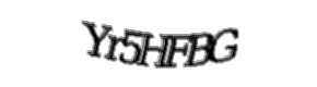 Security check image, please type the characters shown